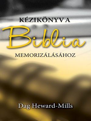 cover image of Kézikönyv a Biblia Memorizálásához